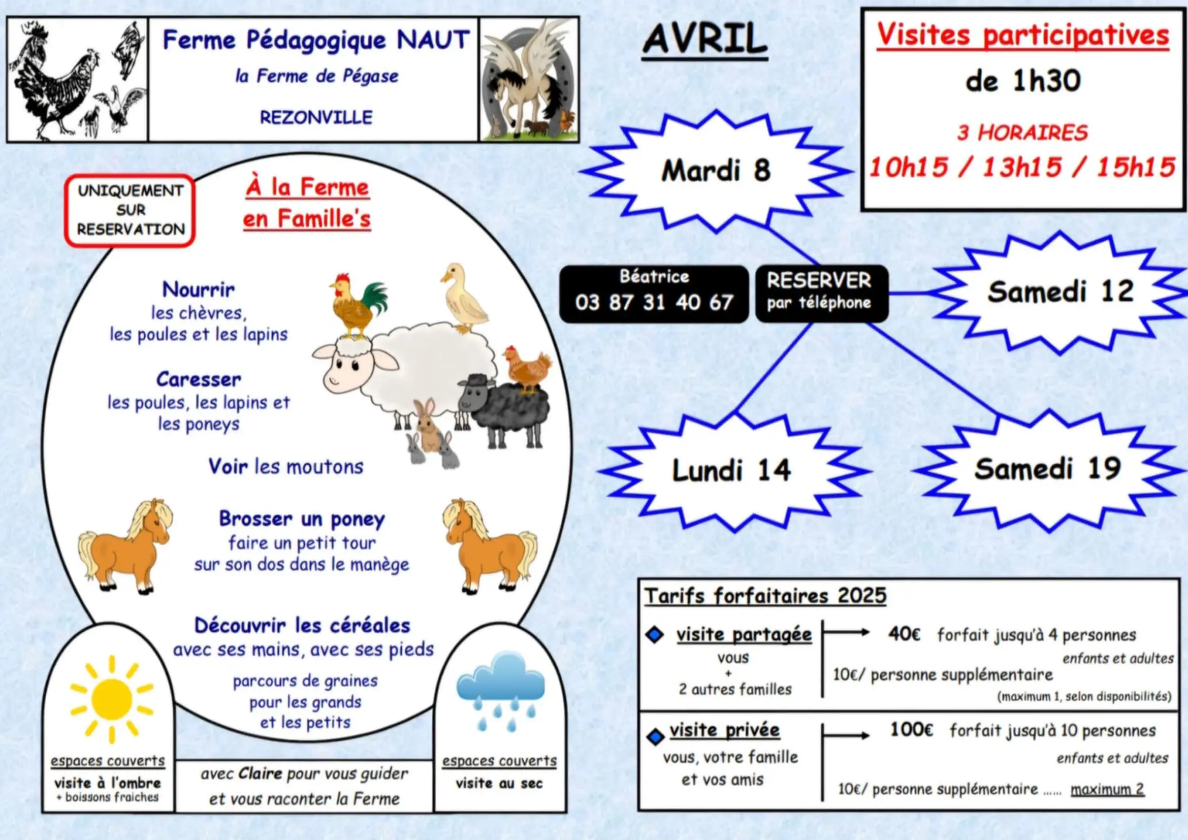 accueil à la ferme